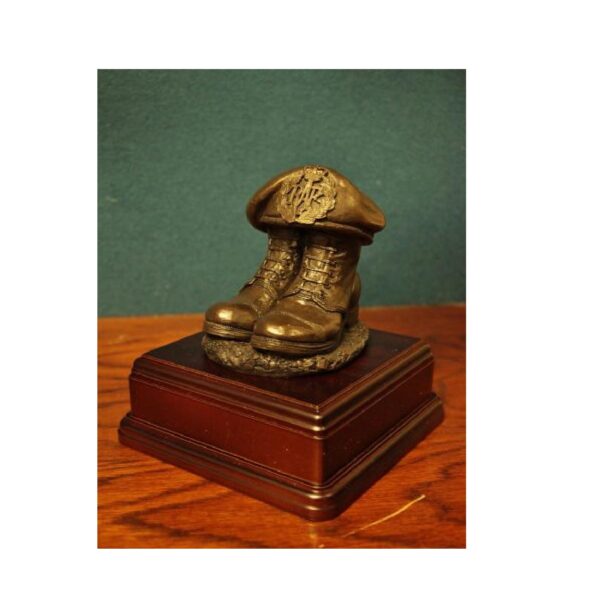 RAF Boots And Beret, Square Display Base