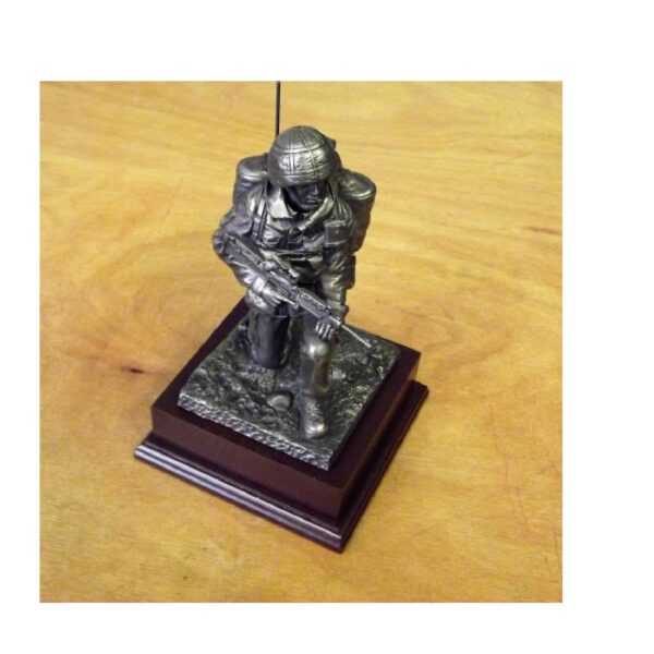 RAF Kneeling Signalman Bronze Figure