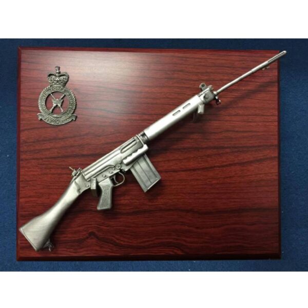 RAF SLR Rifle Small Scale Weapon Plaque